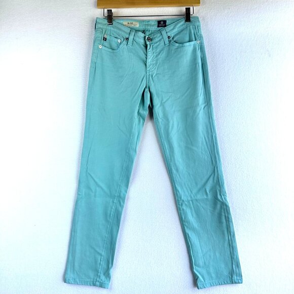 AG Adriano Goldschmied Jeans Womens 27R Blue The Stilt Cigarette Leg Calypso - Picture 1 of 15